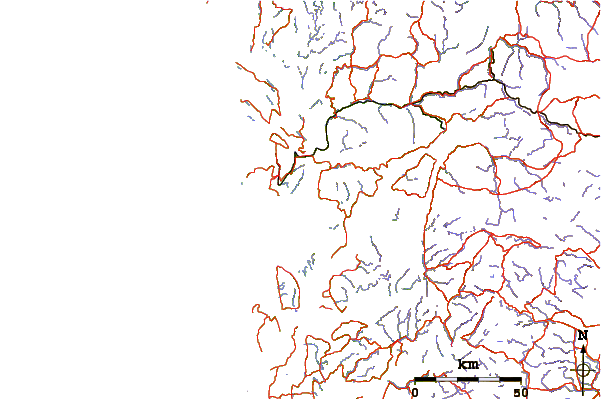 Roads and rivers around Møsnuken