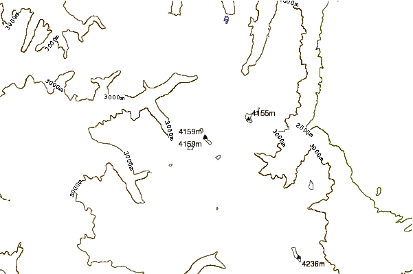 Mountain peaks around Mount Abbot