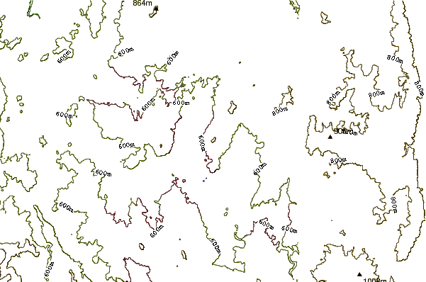 Mountain peaks around Mount Ainslie (Australian Capital Territory)