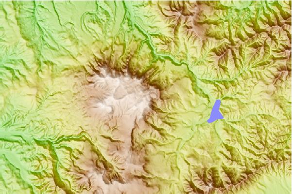 Surf breaks located close to Mount Aka (Daisetsuzan)