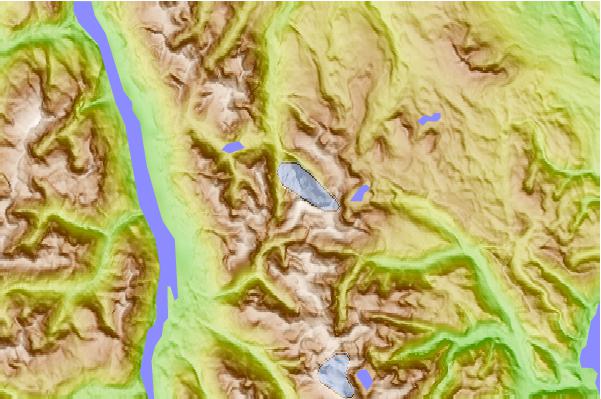 Surf breaks located close to Mount Albert Edward (British Columbia)