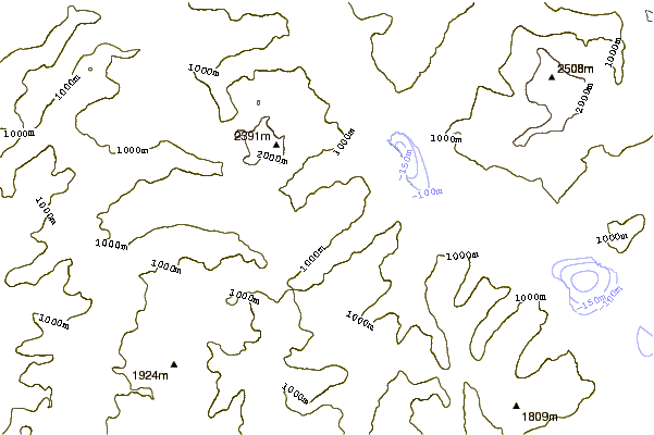 Mountain peaks around Mount Alice (British Columbia)