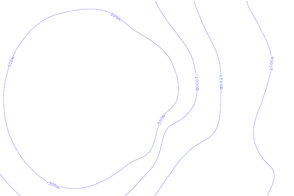 Mountain peaks around Mount Andromeda (South Sandwich Islands)