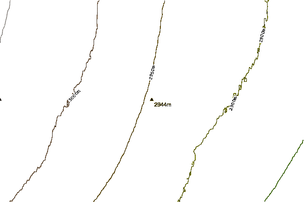 Mountain peaks around Mount Andrus