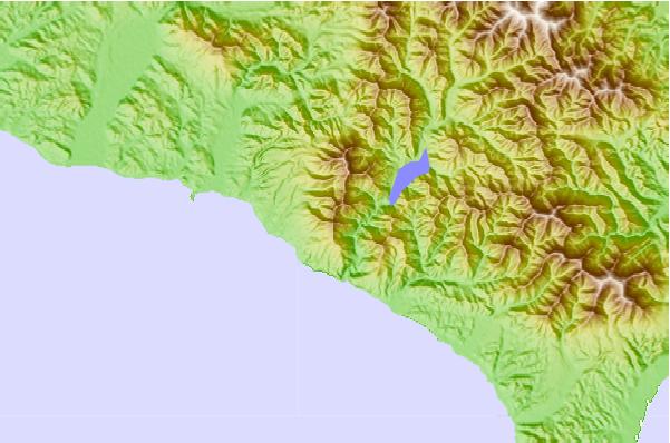 Surf breaks located close to Mount Apoi