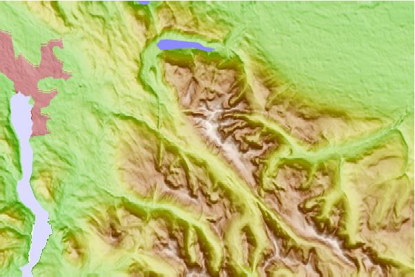 Surf breaks located close to Mount Arrowsmith