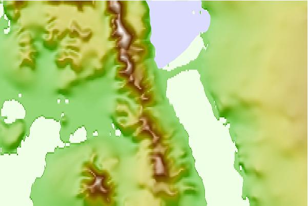 Surf breaks located close to Mount Athelstan