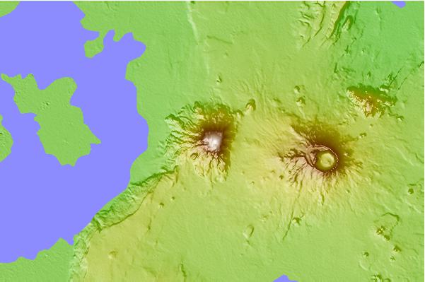 Surf breaks located close to Mount Ayalu