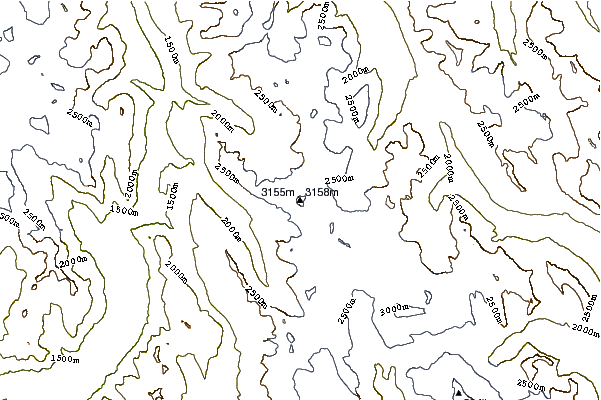 Mountain peaks around Mount Baker (Alberta)