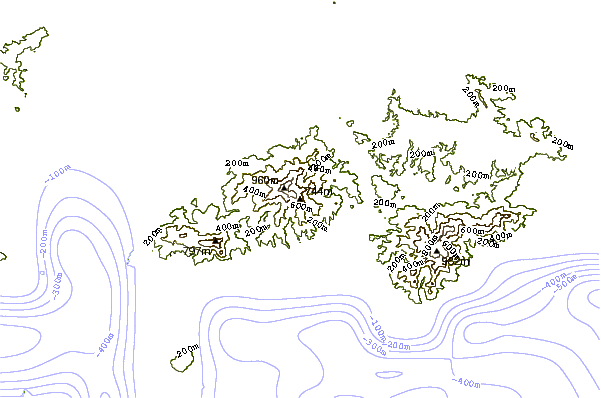 Mountain peaks around Mount Banoi