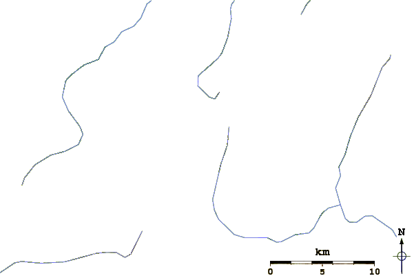 Roads and rivers around Mount Barff