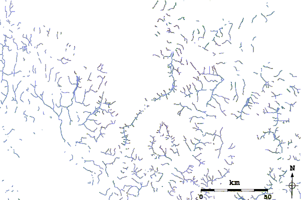 Roads and rivers around Mount Battle