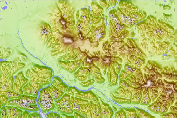 Surf breaks located close to Mount Blackburn