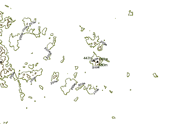 Mountain peaks around Mount Blackwood