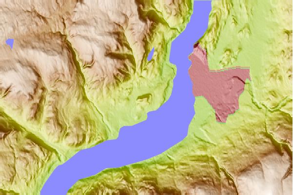 Surf breaks located close to Mount Boucherie