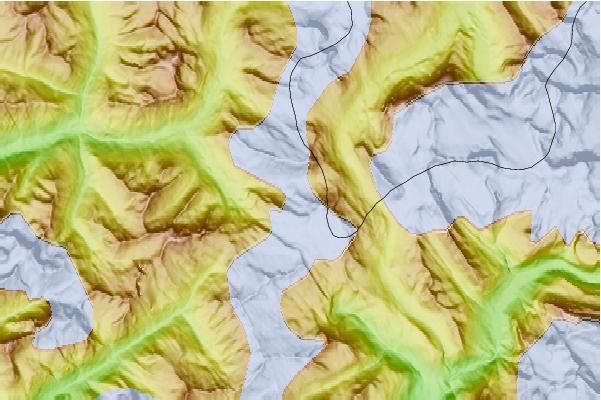 Surf breaks located close to Mount Brown (British Columbia)