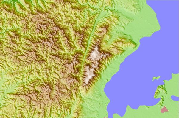 Surf breaks located close to Mount Bunagatake