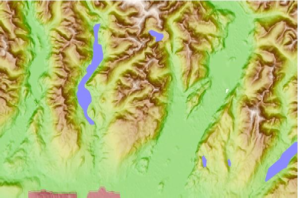 Surf breaks located close to Mount Burke