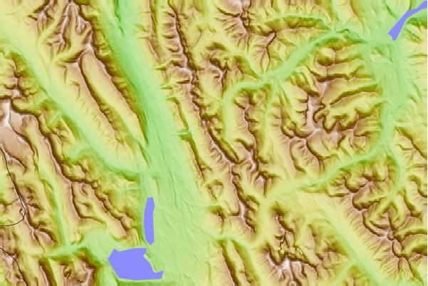 Surf breaks located close to Mount Burney