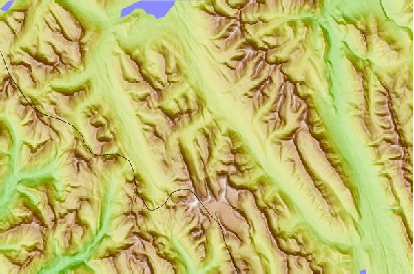 Surf breaks located close to Mount Burstall