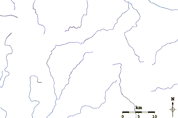 Roads and rivers around Mount Capella