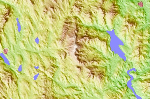 Surf breaks located close to Mount Cardigan