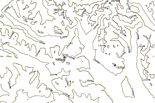 Mountain peaks around Mount Catherine (Washington)