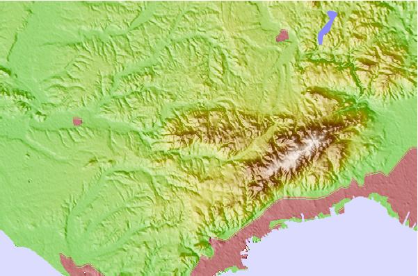 Surf breaks located close to Mount Chigogabaka