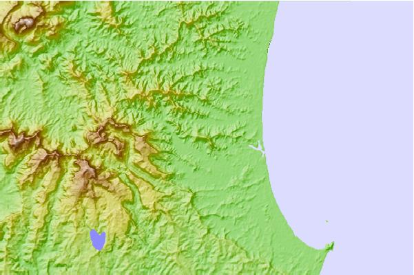 Surf breaks located close to Mount Chincogan