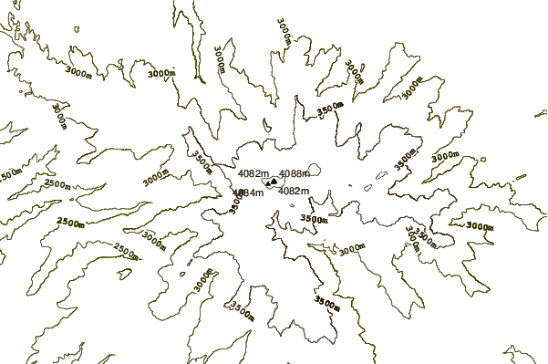 Mountain peaks around Mount Choqa