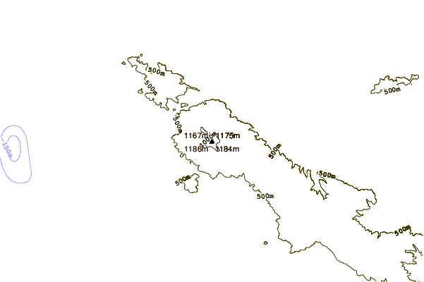 Mountain peaks around Mount Chortiatis