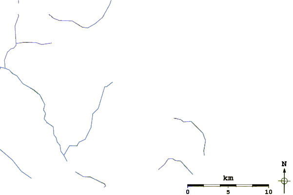 Roads and rivers around Mount Clarke