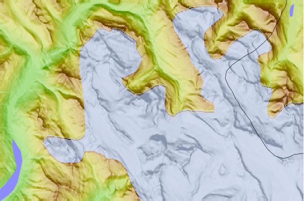 Surf breaks located close to Mount Clemenceau