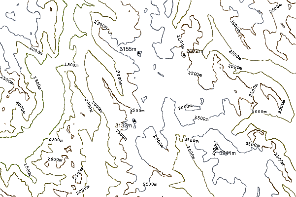 Mountain peaks around Mount Collie