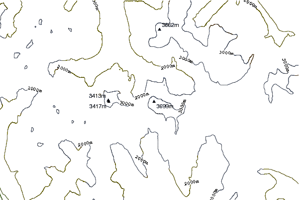 Mountain peaks around Mount Columbia (Alberta)