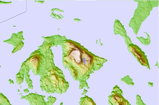 Surf breaks located close to Mount Constitution