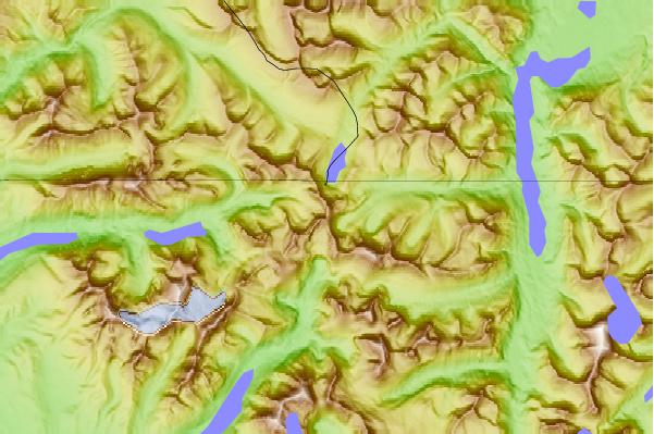 Surf breaks located close to Mount Custer