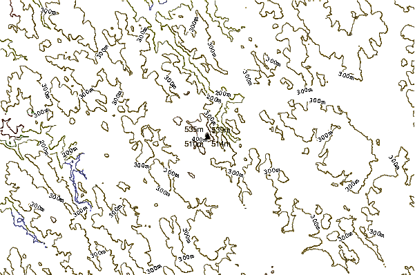 Mountain peaks around Mount Dale