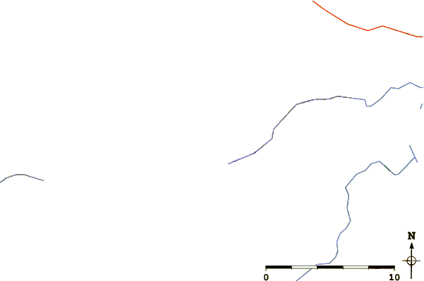 Roads and rivers around Mount DeVeber