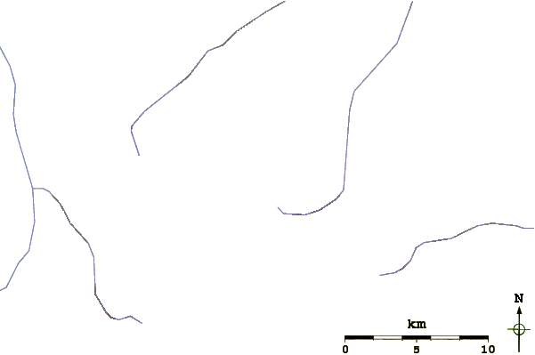 Roads and rivers around Mount Deception