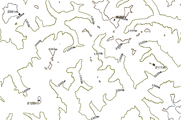 Mountain peaks around Mount Despair