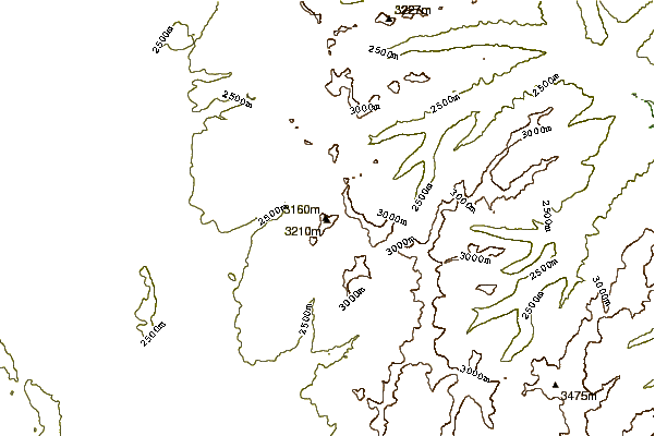 Mountain peaks around Mount Doane