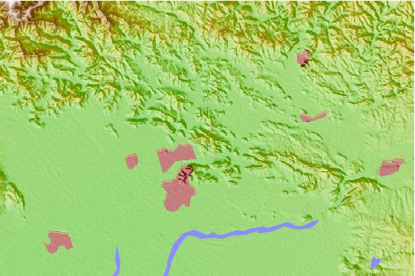 Surf breaks located close to Mount Dodo