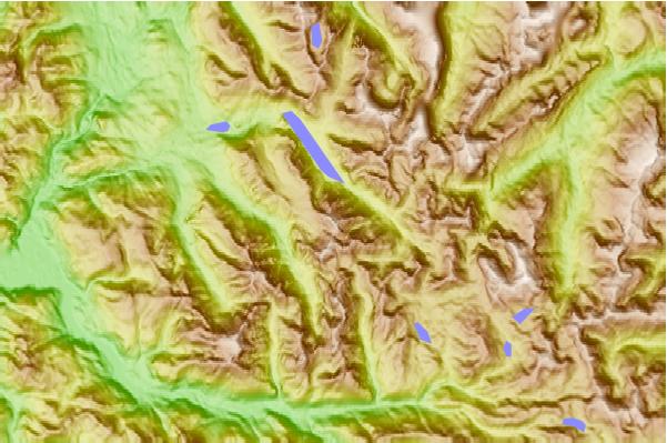 Surf breaks located close to Mount Donner