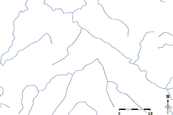 Roads and rivers around Mount Dulit