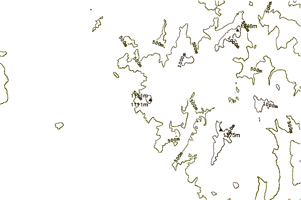 Mountain peaks around Mount Dundas (Tasmania)