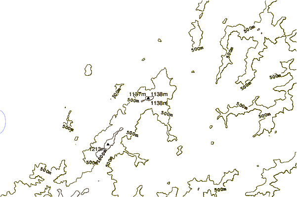 Mountain peaks around Mount Duppa