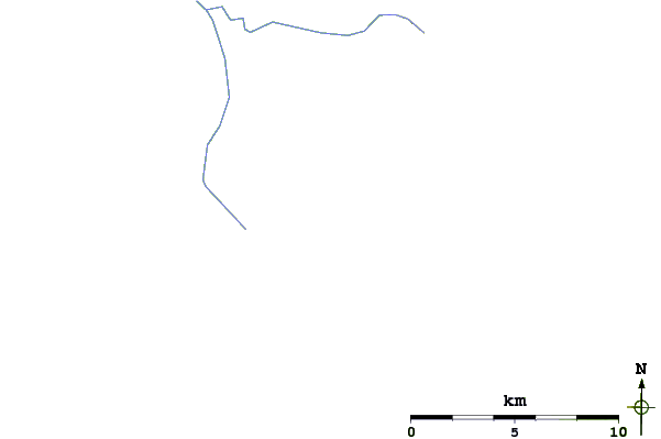 Roads and rivers around Mount Dutton