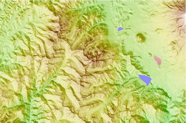 Surf breaks located close to Mount Eddy