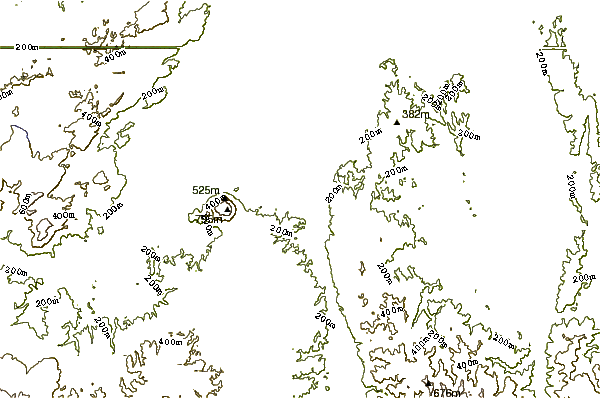 Mountain peaks around Mount Edgecumbe/Putauaki